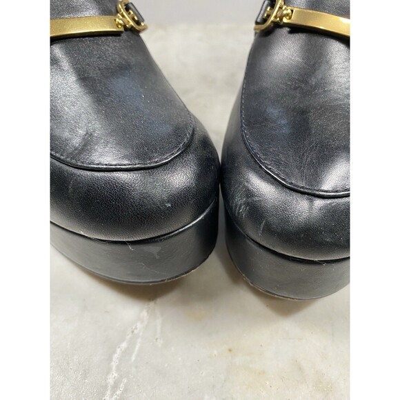 Sam Edelman Aurelie Platform Loafer Women’s 9 Black Leather - Picture 9 of 9
